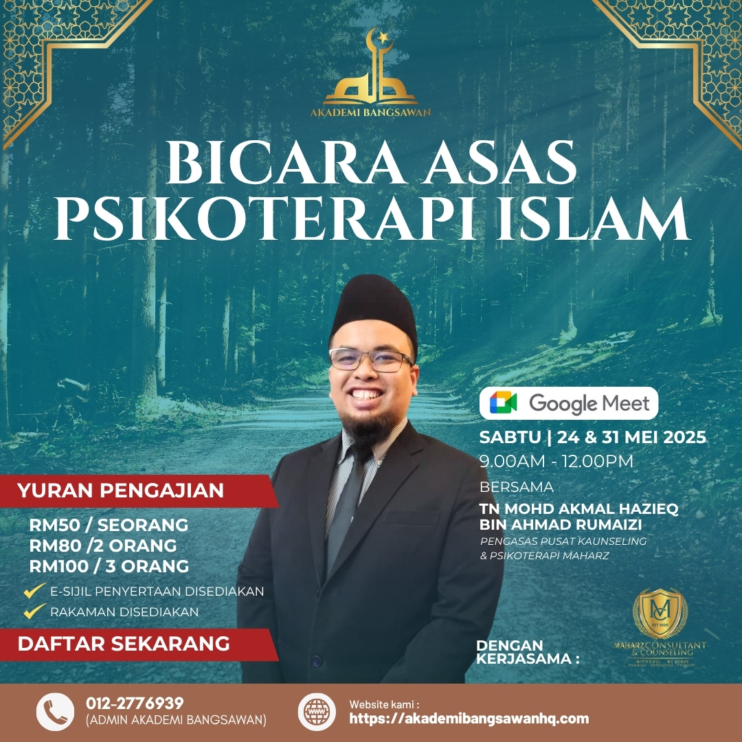 Bicara Asas Psikoterapi Islam