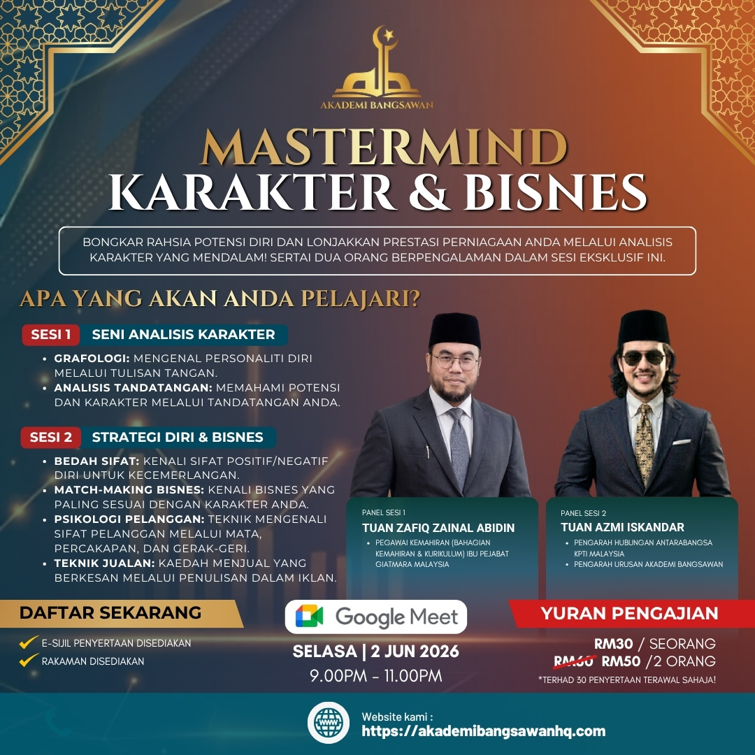 Mastermind Karakter & Bisnes
